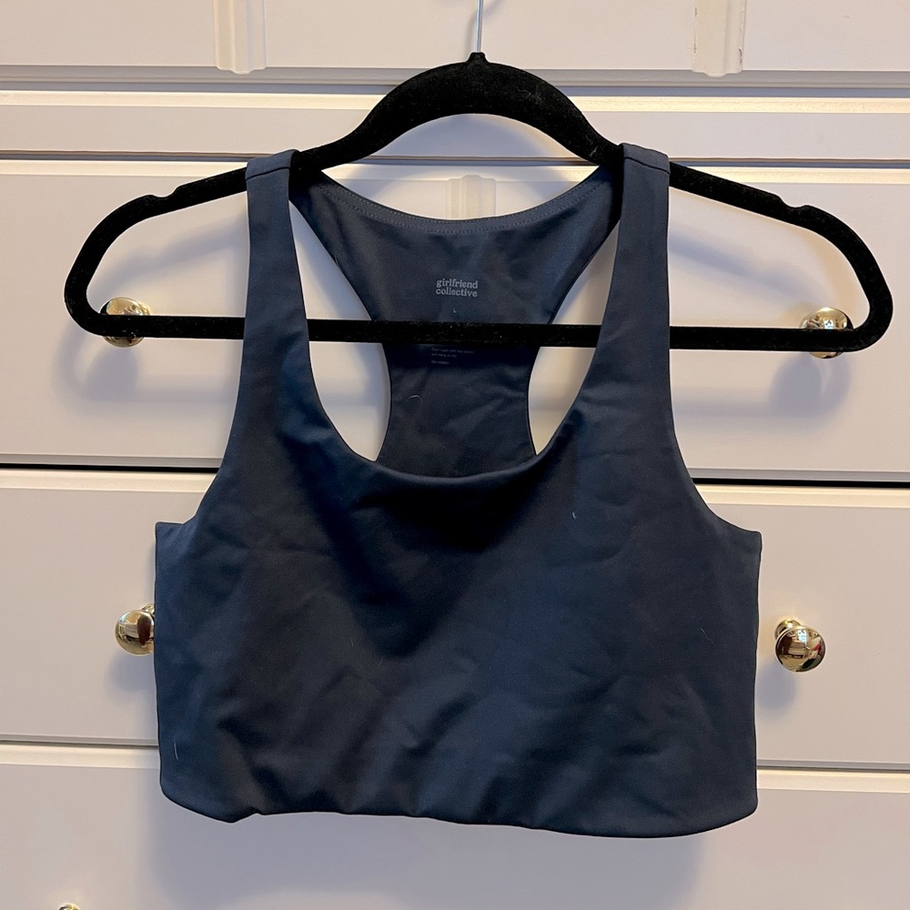 Girlfriend Collective Midnight Paloma Racerback Bra